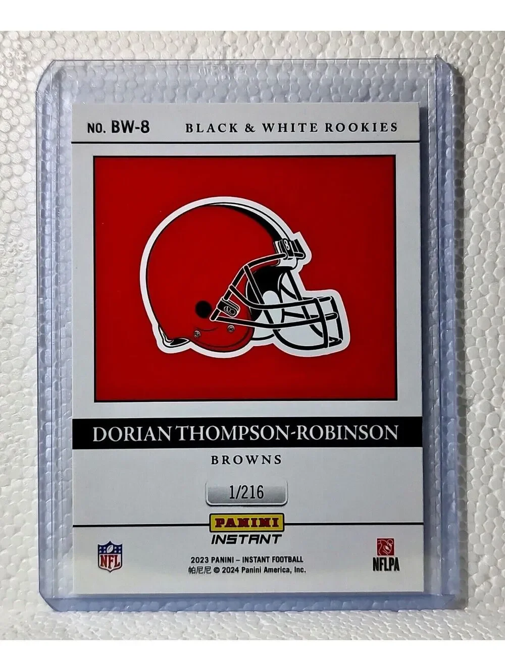 Dorian Thompson-Robinson 2023 Panini NFL #8 Black & White Rookies Card 1/216